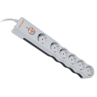 Tunçmatik TSK6135 AKILLI Koruma Prizi Powersurge 6'lı Beyaz 1050 JOULE 1.5METRE KABLOLU akım korumalı - 1